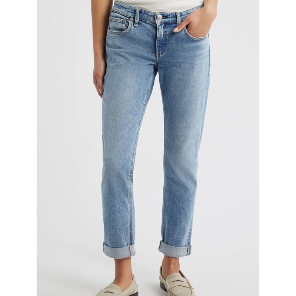 RAG & BONE | Dre Low Rise Slim Boyfriend Jeans - size 26